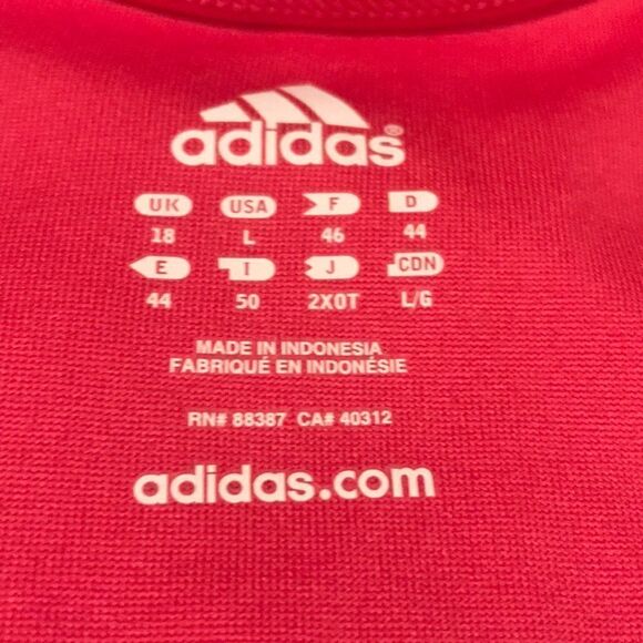 Adidas Bright Pink Racer Back Tank - Size Large - Picture 7 of 10